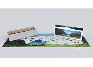 Lake Louise Canadian Rockies 1000 Piece Panoramic Jigsaw Puzzle Eurographics New - Picture 1 of 4