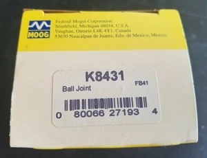 Moog K8431 Suspension Ball Joint Front Upper - Picture 1 of 2