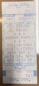 El Macho Boxen selten frühe Karriere Amateur Brooklyn NY 1978 und Johnny Turner - Bild 1 von 3