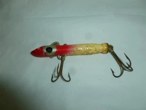 Lotto esche da pesca falco marino portatore in legno vintage 2-3/4 pollici N-300 - Foto 1 di 11