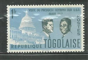 TOGO 433 MNH PRES JOHN F KENNEDY, PRES SYLVANUS OLYMPIO - Picture 1 of 1
