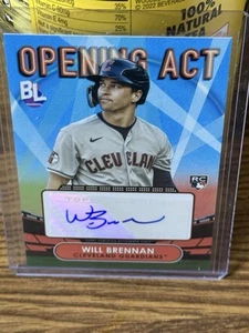 2023 Topps Big League - Opening Act Autographs Will Brennan #OAA-BRE Blue... - Picture 1 of 2