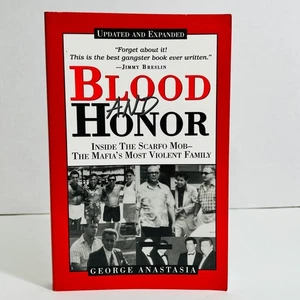 Blood & Honor: Scarfo Mob Inside Story - George Anastasia True Crime Mafia Book - Picture 1 of 9