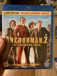 Anchorman 2 - The Legend Continues Blu-Ray (2014) Will Ferrell, McKay (DIR) - Picture 1 of 1
