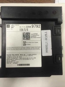 2013-2014 ATS 2013-2014 XTS RECIEVER NEW OEM P/N 22949792 1069 - Picture 1 of 3