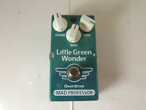 Mad Professor Little Green Wonder Overdrive OD Effects Pedal Free USA S&H - Picture 1 of 4