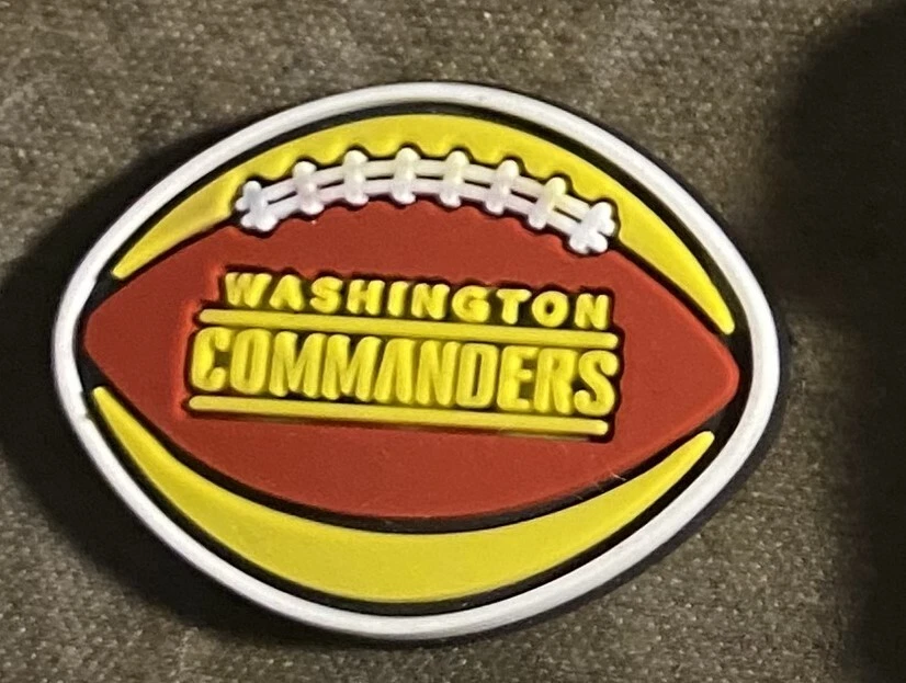 Washington Commanders Silicona Zapato Charm, 5 por $5, leer descripción botón bac Foto 1 de 1