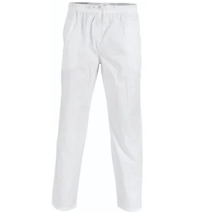 5X WHITE CHEF POLYESTER COTTON DRAWSTRING- SMALL- FREE POSTAGE AUS WIDE $150 - Picture 1 of 2