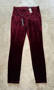 BLANK NYC Womens Crybaby Velvet pants red Valentine’s Day Size 30 NWT - Picture 1 of 13