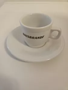Hausbrandt Espressotasse mit Unterteller Set wie neu - Bild 1 von 4