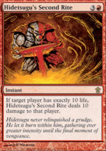 S-Chinese Hidetsugu's Second Rite ~ Near Mint Saviors of Kamigawa Foreign Ultima - Image 1 of 1