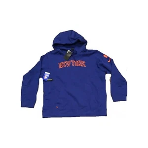 NWT New York Knicks Nike Men's Pullover Hoodie Embroiled Sweatshirt Small - Picture 1 of 2