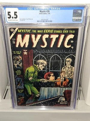 Mystic #26 CGC Universal Grade Comic Book Classic Decapitation Cover Pre-Code - Image 1 of 4
