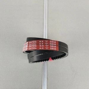 2PCS NEW FIT FOR Harvester walking belt Gates M-X SB58 - Picture 1 of 5