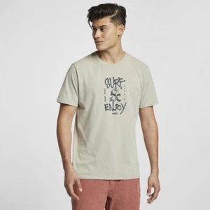 Hurley Graphic T Shirt Surf and Enjoy Short Sleeve Mens Size L $30 B37 - Picture 1 of 1