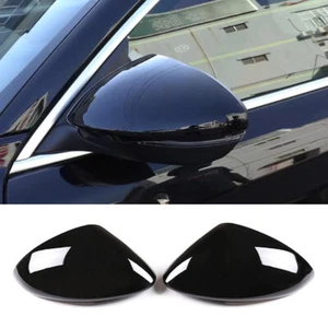 2×Gloss Black ABS Side Rearview Mirror Caps Cover For Maserati Grecale 2022-2024 - Picture 1 of 11