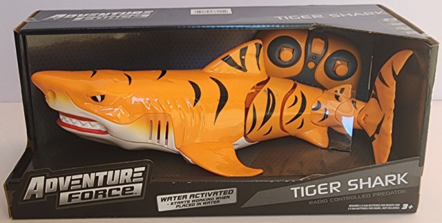 Adventure Force RC Tiger Shark - Tubarão de controle controlado por