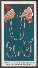 FRYS-TRICKS & PUZZLES (BLACK BACK) 1924-#19- QUALITY CARD!!!