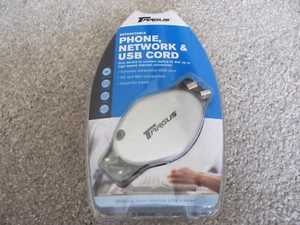 Brand New Targus Retractable Phone, Network & USB Cord ACC8002US - Picture 1 of 2