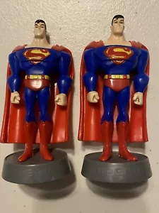 Superman Set di 2 (due) Figure DC da Post Cereal Box Modellino Giocattolo 2004 - Foto 1 di 8