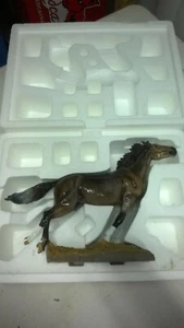 Charging Courage Horse Sculpture Thunder Spirits Bradford exchange with box CoA - Bild 1 von 5