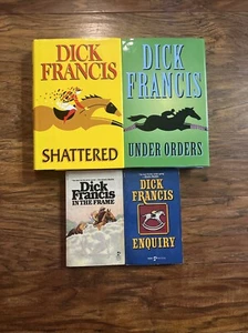 Lot Of 4 Dick Francis Crime Novels (2 1960s Vintage Paperback, 2 Hardcover) - Picture 1 of 6