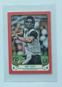 Matt Scott (Jaguars) 2013 Topps Magic ROOKIE card MINI RED BORDER (only 50 made) - Picture 1 of 1