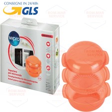 VAPORIERA PER MICROONDE GRANDE TONDA PER COTTURA A VAPORE 21.5 cm STM006