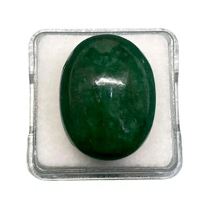 33,75 Cts Certificato Smeraldo Naturale Zambia Splendida Pietra Preziosa Verde Ricca Sciolta - Foto 1 di 12
