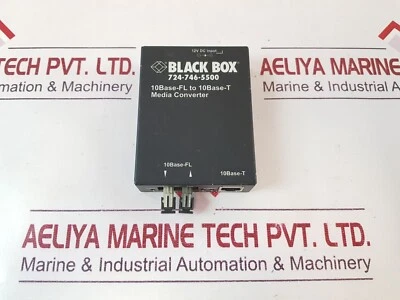 Black Box Media Converter LE2120A-R4 12V DC 10 BASE-FL TO 10 BASE-T - Image 1 of 4