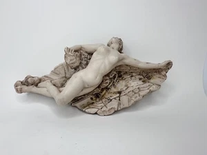 Nude Woman Cigarette Ashtray Resin 13” Vintage Decorative - Picture 1 of 15