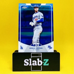 2024 Topps 50/50 SHOHEI OHTANI CHROME BLUE REFRACTOR 33/150, #SB-33 ! - Picture 1 of 5