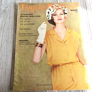 Vintage VOGUE  Pattern Book Magazine April/May 1962 fashion/Sewing - Picture 1 of 9
