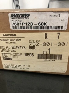 Tablero de control de horno Whirlpool OEM pieza original # 7601P123-60K #h7e - Imagen 1 de 1