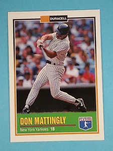 1993 Duracell Don Mattingly New York Yankees #19 ⚾ - Picture 1 of 2