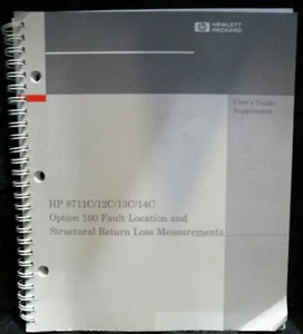 Agilent 08712-90060 8711C/12C/13C/14C Opt 100 User Guide Supplement - Bild 1 von 2