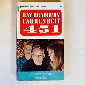 Fahrenheit 451 Ray Bradbury Ballantine Books Paperback 1969 16th print 