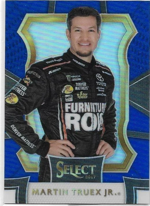 Martin Truex Jr 2017 Select Racing Blue Prizm Rookie Card #33 /199 - Image 1 of 1