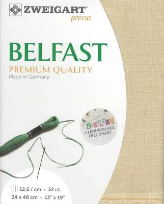Precut Zweigart Belfast 32 count Antique Ivory 3609/233 - Image 1 of 3