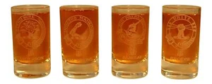 Vidrio Total Glencairn Clan Cresta Cristal Dram - Anderson Armstrong Barclay Brodie - Imagen 1 de 1