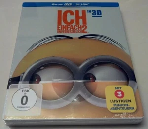 Despicable Me 2 3D STEELBOOK (Blu-ray, Germany Import) REGION FREE ***SEALED*** - Picture 1 of 9