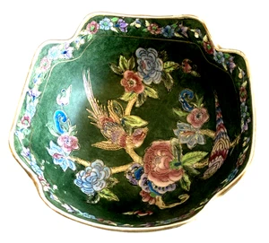 TRADICIONES CLÁSICAS VINTAGE TAZÓN REDONDO Cloisonne como ORO VERDE Diseño JCP - Imagen 1 de 7