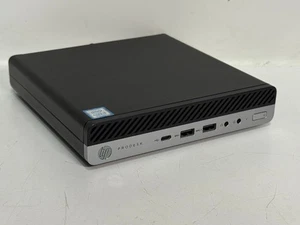 HP ProDesk 600 G5 Desktop Mini, i5-9500T 2.20GHZ 8GB 256GB NO OS . - Picture 1 of 8