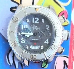 Reloj cronógrafo VIP TIME Italia diamante real para hombre serie 25043 - Imagen 1 de 5