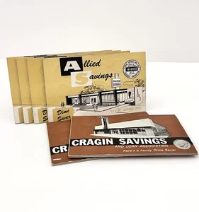 Vintage Münzsparer Sparbücher Groschen Taschenwerbung Posten - Bild 1 von 10