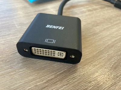Mini Display Port to DVI  Adapter Cable / BENFEI / Used Once / Perfect Condition - Image 1 of 4