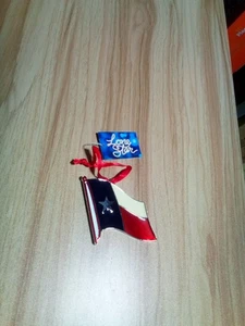 St. Nicholas Square Texas Flag Ornament - Picture 1 of 2