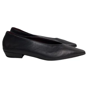 Zapatos planos de ballet Bottega Veneta punta almendra en cuero napa para mujer negros talla 39 - Imagen 1 de 9
