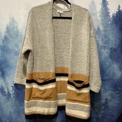 Maurice's Cozy Oversized Sweater Cardigan Women's Size Large Open Front Pockets - Image 1 of 4