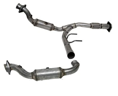Fits 2018-2024 Ford Expedition 3.5L Dual Catalytic Converter Engine Y Flex Pipe - Image 1 of 4